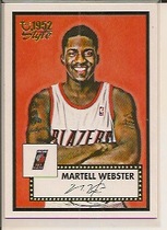 2005 Topps Style '52 #140 Martell Webster