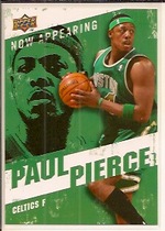 2009 Upper Deck Now Appearing #NA-19 Paul Pierce