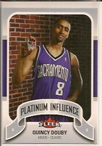 2006 Fleer Jordan's Platinum Influence #PI-QD Quincy Douby