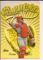2000 Topps Hands of Gold #HG2 Ivan Rodriguez