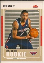 2007 Fleer Base Set #220 Acie Law