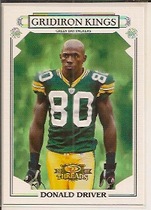 2007 Donruss Threads Pro Gridiron Kings Gold #PGK-16 Donald Driver