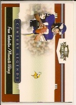 2007 Donruss Threads Century Legends Gold #15 Fran Tarkenton