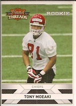 2010 Panini Threads #291 Tony Moeaki