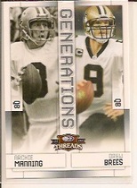 2009 Donruss Threads Generations #5 Archie Manning|Drew Brees