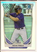 2014 Bowman Chrome Draft Refractor #CDP123 Kevin Padlo