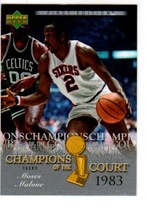 2007 Upper Deck First Edition Champions of the Court #CCMM Moses Malone