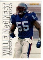 1995 Fleer Rookie Sensations #12 Willie McGinest