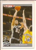2004 Topps Total Team Checklists #TTC26 Tim Duncan