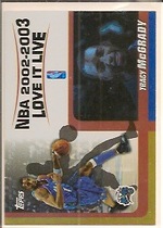 2003 Topps Love it Live #LL-TM Tracy McGrady
