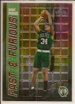 2001 Topps Chrome Fast and Furious #FF10 Paul Pierce