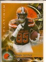 2015 Topps Platinum Rookies Orange Refractor #116 Vince Mayle