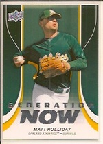 2009 Upper Deck Generation Now #GN40 Matt Holliday