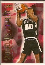1996 Fleer Stackhouse All-Fleer #12 David Robinson