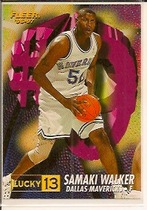 1996 Fleer Lucky 13 Prizes #9 Samaki Walker