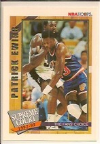 1992 NBA Hoops Supreme Court #SC4 Patrick Ewing