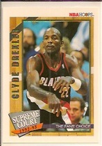 1992 NBA Hoops Supreme Court #SC5 Clyde Drexler