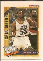 1992 NBA Hoops Supreme Court #SC6 Karl Malone
