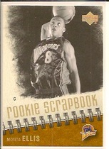 2005 Upper Deck Rookie Scrapbook #RS23 Monta Ellis
