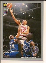 1995 Upper Deck Collectors Choice Player's Club #33 Grant Hill