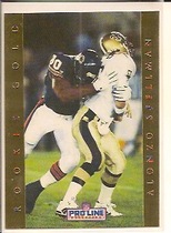 1992 Pro Line Portraits Rookie Gold #3 Alonzo Spellman