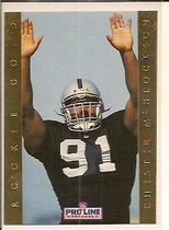1992 Pro Line Portraits Rookie Gold #14 Chester McGlockton