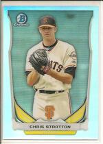 2014 Bowman Chrome Draft Top Prospects Refractor #CTP-79 Chris Stratton