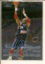 1998 Topps Chrome Back 2 Back #B4 Hakeem Olajuwon