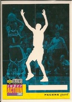 1996 Upper Deck Collectors Choice Stick-Ums Mystery Base 2 #B11 Reggie Miller