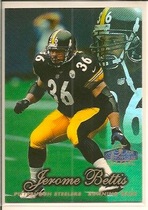 1998 Flair Showcase Row 2 Style #33 Jerome Bettis