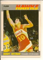 1987 Fleer Base Set #126 Randy Wittman