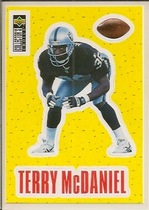 1996 Upper Deck Collectors Choice Stick-Ums #30 Terry McDaniel