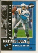 2001 Upper Deck Vintage Matinee Idols #M6 Charlie Batch