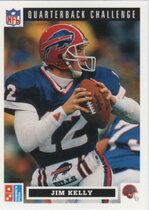 1991 Dominos Quarterbacks #2 Jim Kelly