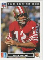 1991 Dominos Quarterbacks #33 John Brodie