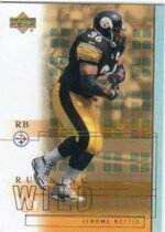 2001 Upper Deck Running Wild #RW15 Jerome Bettis