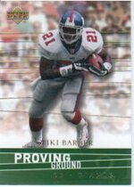 2001 Upper Deck Proving Ground #PG11 Tiki Barber