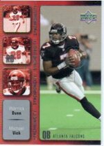 2002 Upper Deck Synchronicity #SY-2 Warrick Dunn|Michael Vick