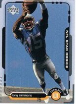 1998 Upper Deck Base Set #31 Tony Simmons