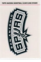 2005 Topps Bazooka Window Clings #26 San Antonio Spurs