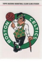 2005 Topps Bazooka Window Clings #2 Boston Celtics