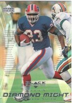 1999 Upper Deck Black Diamond Might #DM1 Antowain Smith