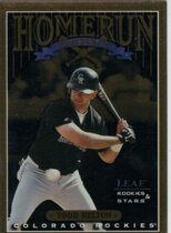1998 Leaf Rookies & Stars Home Run Derby #10 Todd Helton