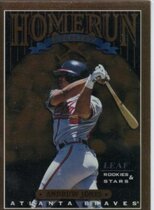 1998 Leaf Rookies & Stars Home Run Derby #12 Andruw Jones