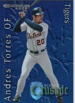 2002 Donruss Rookies Crusade #RC-4 Andres Torres