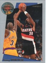 1992 Fleer Sharpshooters #6 Terry Porter