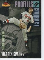 2001 Topps American Pie Profiles in Courage #PIC16 Warren Spahn