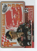 2003 Press Pass Trackside License to Drive #LD12 Jerry Nadeau