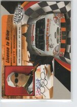 2002 Press Pass Trackside License to Drive #3 Brett Bodine