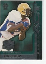 2002 Pacific Private Stock Class Act #9 Lamar Gordon